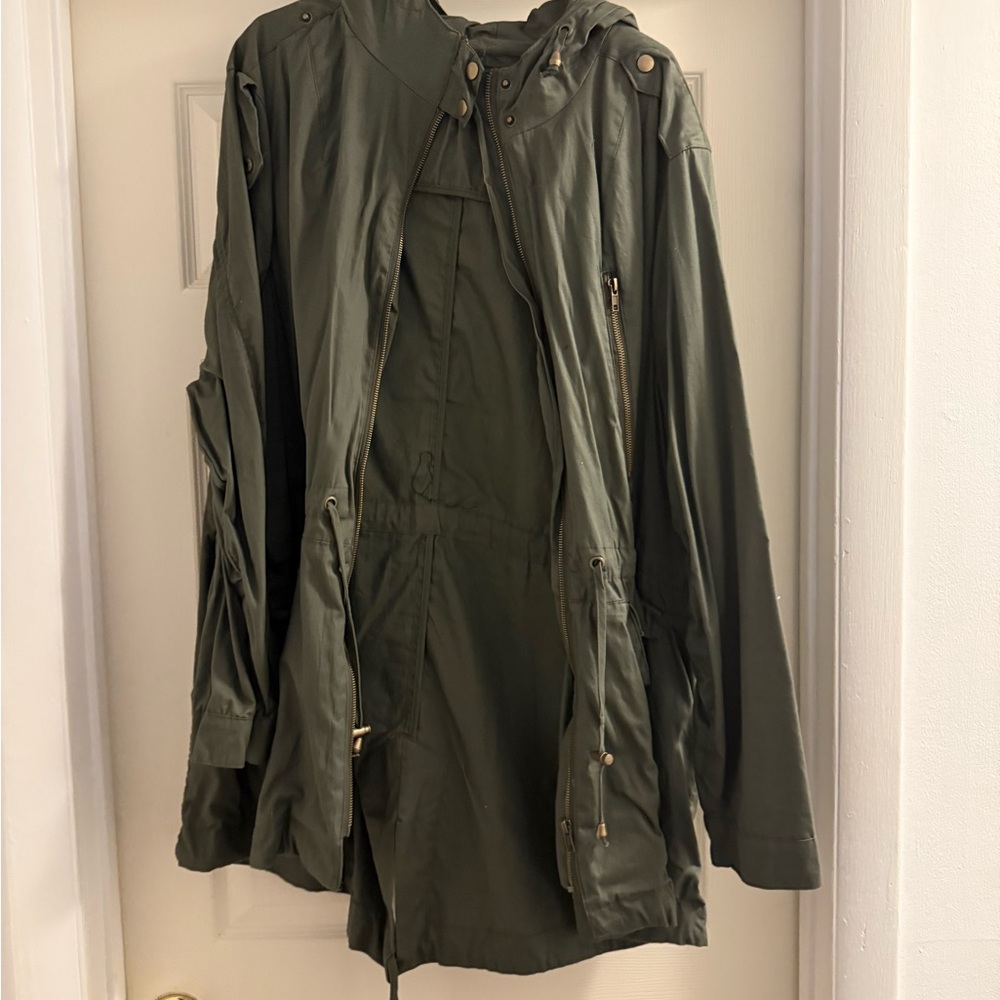 Green Hooded Jacket